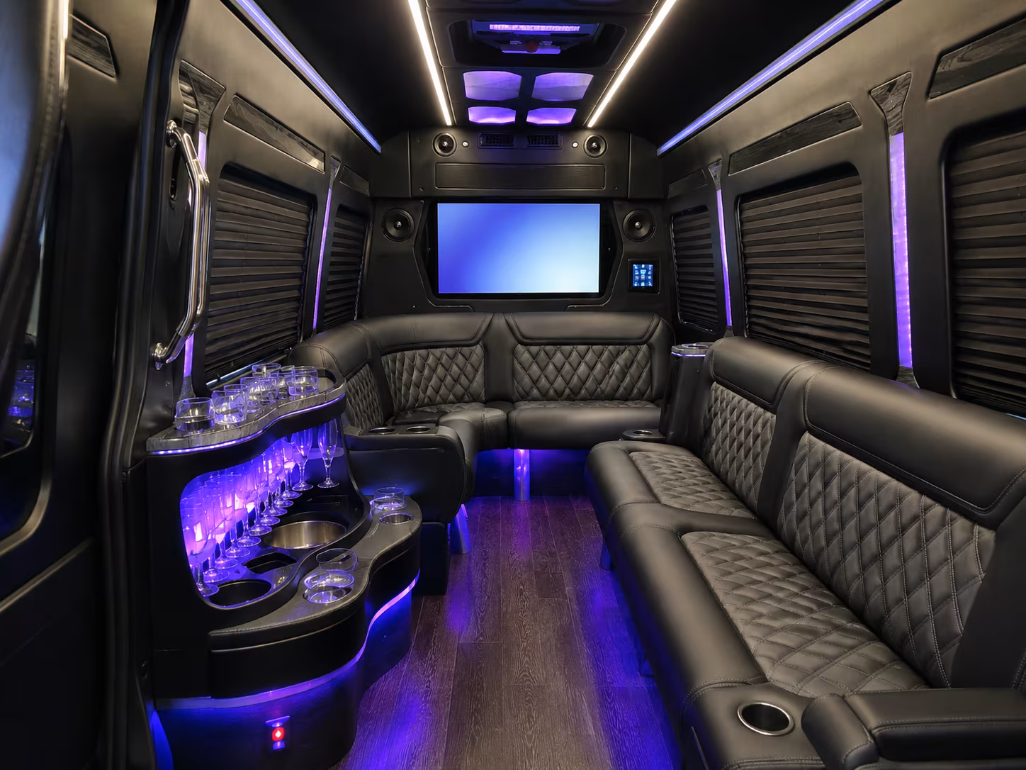 corporate event transportation during festival international and mardi gras