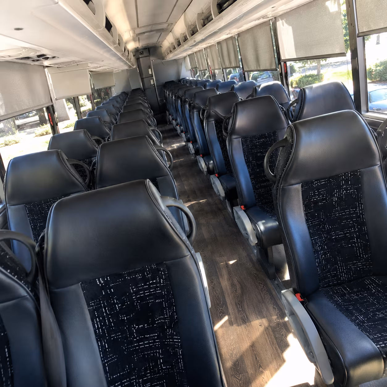 lafayette charter bus services inside