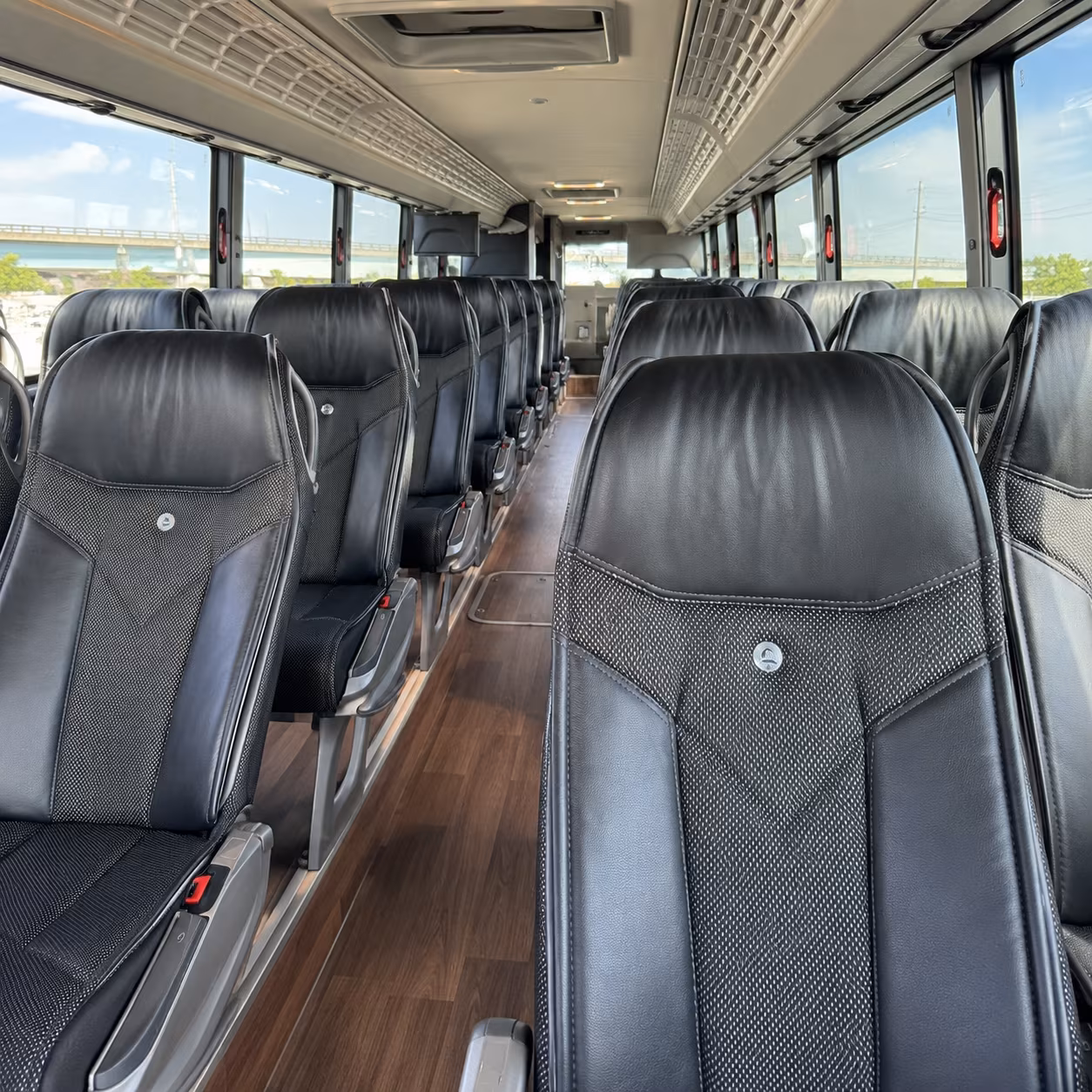 lafayette wedding transportation onboard seating